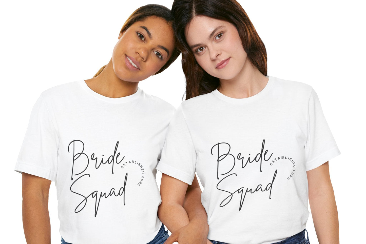 Customizable Bride Squad T-Shirt for Bridal Parties