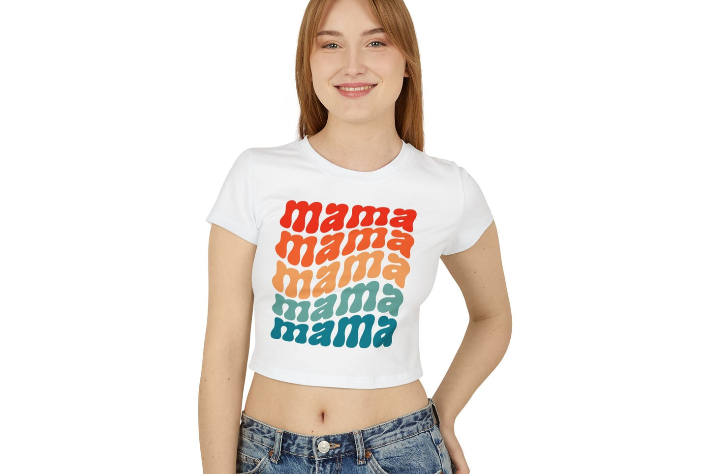 Retro 'Mama' Women's Baby Tee