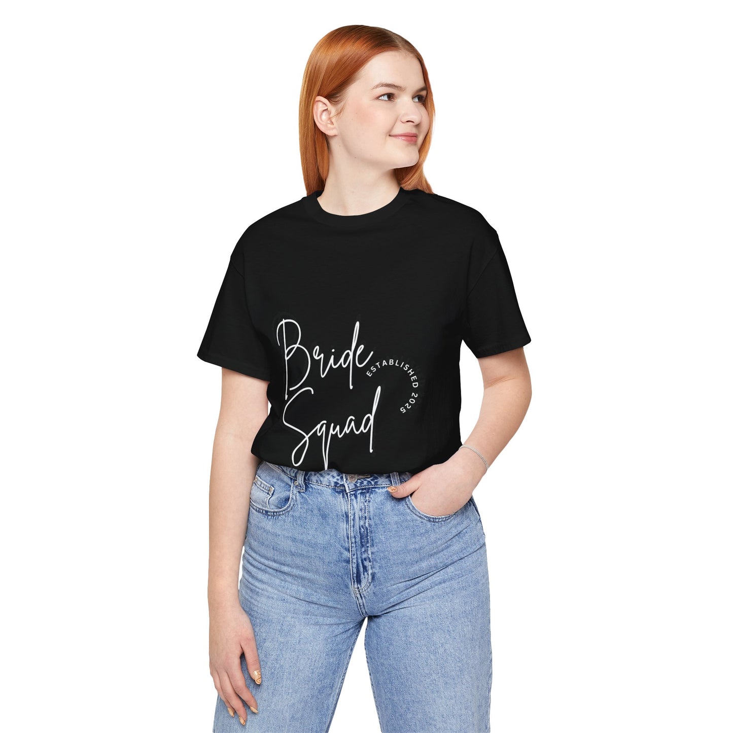 Customizable Bride Squad T-Shirt for Bridal Parties