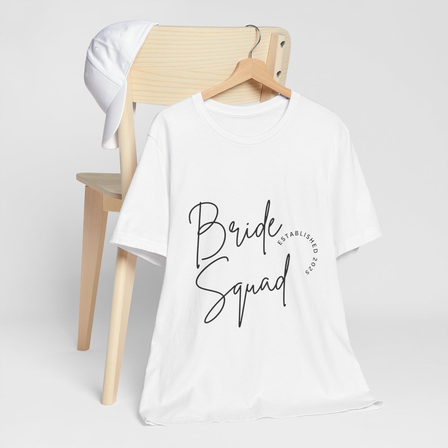 Customizable Bride Squad T-Shirt for Bridal Parties