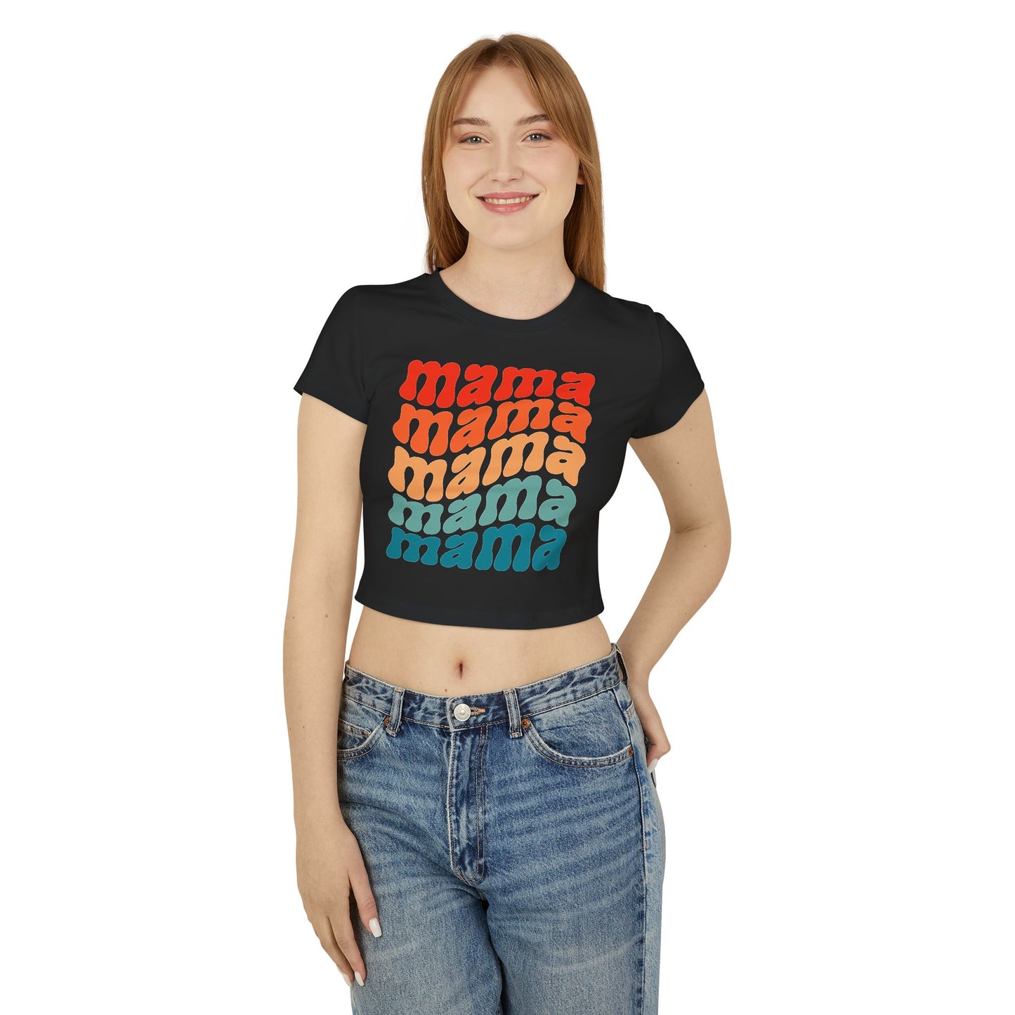 Retro 'Mama' Women's Baby Tee