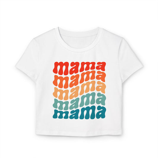 Retro 'Mama' Women's Baby Tee